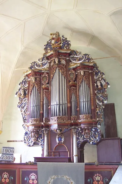 Orgel in Tobsdorf, Foto 1
