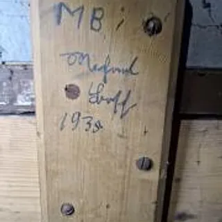 Inskription an der Balganlage