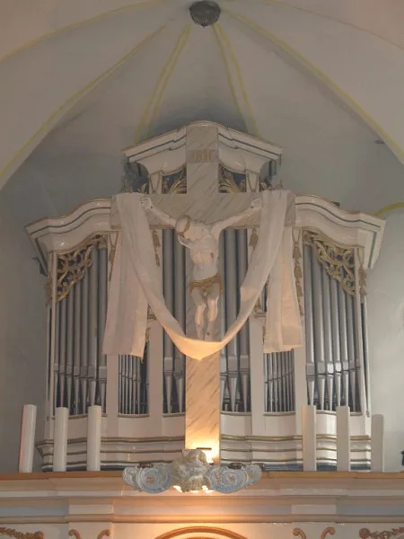 Orgel in Jakobsdorf bei Agnetheln, Foto 1