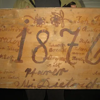 Inschrift innen