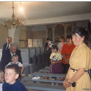 Orgel im Pfarrhaus, vor 2003