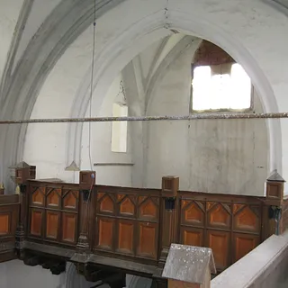 auf der Orgelempore