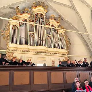 Einweihungsgottesdienst mit der Schützkantorei Überlingen (DE) und dem Chor der Evang. Kirchengemeinde Honigberg